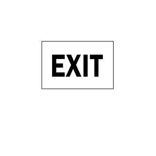 Exit & Directional Sign: Industrial Warning Signs: Industrial & Scientific