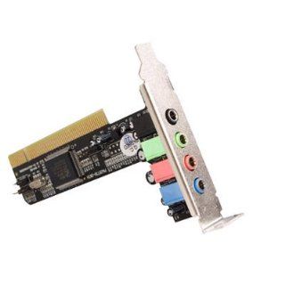 STARTECH 4 Channel Lp Pci Sound Adapter Card provides high quality multi channel audio capability: Electronics