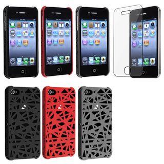 BasAcc Black/ Smoke Case/ Screen Protector for Apple iPhone 4/ 4S BasAcc Cases & Holders