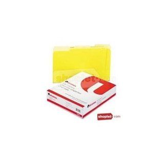 Universal 10504 Colored File Folders, 1/3 Cut One Ply Top Tab, Letter, Yellow/Lt Yellow, 100/Box 