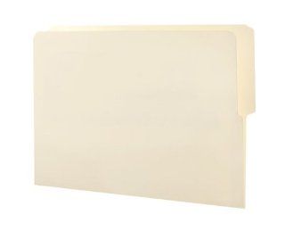 Smead Shelf Master Folders, 1/2 Cut 2 Ply End Tab, Letter, Manila, 100 per Box (24127) : End Tab Shelf File Folders : Office Products
