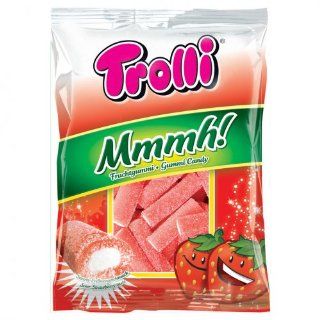 Trolli Mmmh! Sour Strawberry 200g : Gummy Candy : Grocery & Gourmet Food