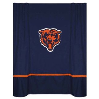 NFL Chicago Bears MVP Shower Curtain  Sports Fan Shower Curtains  Sports & Outdoors