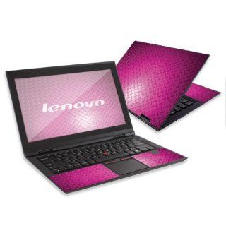 MightySkins Protective Skin Decal Cover for Lenovo ThinkPad X1 13.3" screen Sticker Skins Pink Diamond Plate Electronics