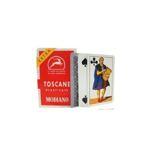 Modiano Toscane Italian Regional Playing Cards   1 Deck Sports & Outdoors
