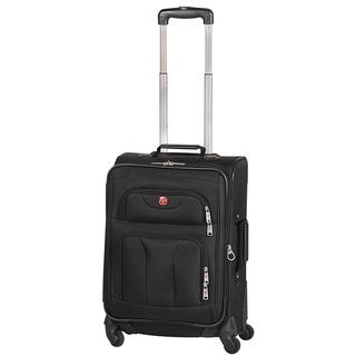Swiss Gear Swiss Alps Collection 20 inch Carry On Expandable Spinner Upright Swiss Gear Carry On Uprights
