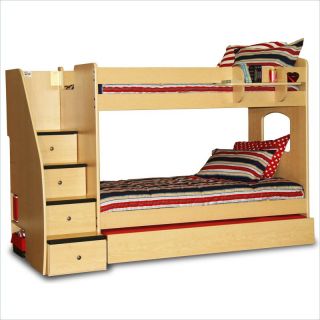 Berg Furniture Enterprise Lofts Twin Over Twin Bunk Bed   40 415 XX