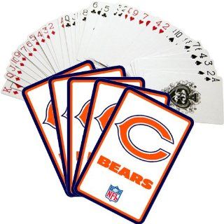 NFL Bears Team Logo Playing Cards : Sports Related Merchandise : Sports & Outdoors