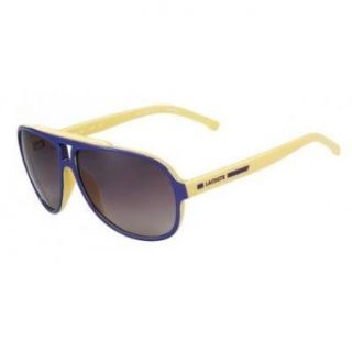 Lacoste Women's Plastic Aviator Sunglasses   L638S (Purple/Yellow)