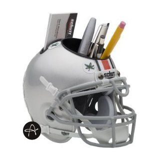 Ohio State Buckeyes Miniature Football Helmet Desk Caddy : Sports Related Collectible Mini Helmets : Sports & Outdoors