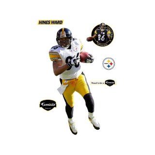 Fathead Hines Ward Pittsburgh Steelers Wall Decal  Sports Fan Wall Banners  Sports & Outdoors