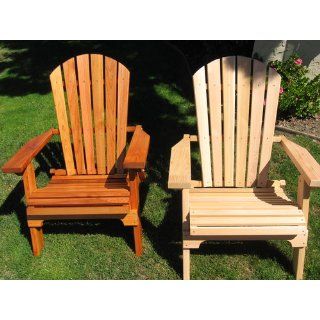 Folding Cedar Adirondack Chair, Amish Crafted : Adorandak Chair : Patio, Lawn & Garden