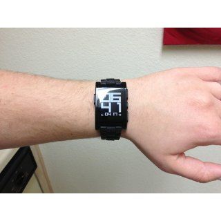 Mens Rubbertech (TM) Silicone Rubber Watchband Stainless Steel Deployment Buckle   by JP Leatherworks at  Men's Watch store.