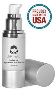 Hyaluronic Acid Serum with Vitamin C, A, D & E :: One of the Best Anti Aging and Anti Wrinkle Skin Care Products Recommended By Dr Oz :: Anti Aging Cream & Moisturizer :: 100 Pure, High Potency Botox Alternative Naturals :: For Men & Women :: B