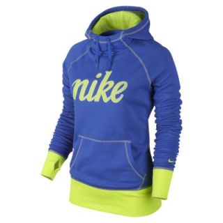 Nike All Time Script Graphic Pullover Womens Hoodie   Hyper Cobalt