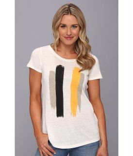 NYDJ Brush Stroke Graphic Tee Womens T Shirt (Multi)