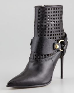 Harness Leather Ankle Boot, Black   Reed Krakoff   Black (38.5B/8.5B)