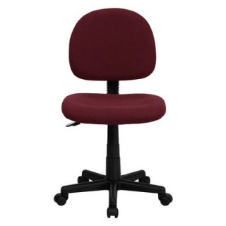 FlashFurniture Personalized Mid Back Ergonomic Task Chair BT 660 Color: Burgu