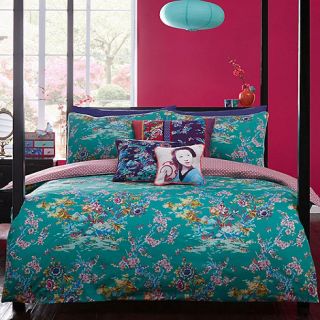 Butterfly Home by Matthew Williamson Designer green Japanese Chinoise bedding set