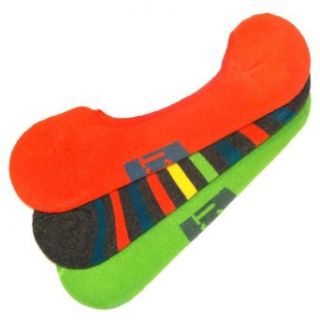 Charcoal Green Red Stripe Mens No see um 3 Pack Socks   Pact at  Mens Clothing store: Casual Socks