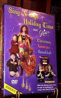 Sing 'N Sign Holiday Time with Gaia: Kwanzaa & Hanakkuh.  After the feature, learn how to sign 14 multicultural songs with Gaia & Jonnie! As Seen on PBS.  Learn to sing & sign favorite holiday songs for Christmas: Movies & TV