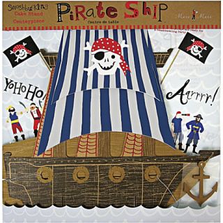 MERI MERI   Ahoy There pirate ship centerpiece