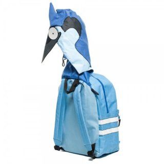 Cartoon Network Regular Show Mordecai Backpack with Attached Hood: Clothing