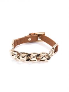 Studded chain and leather bracelet  Valentino  MATCHESFASHIO