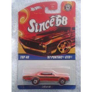 Hot Wheels '67 Pontiac GTO Since '68 Series 40th Annivesary Card Red Line #15 1:64 Scale: Toys & Games