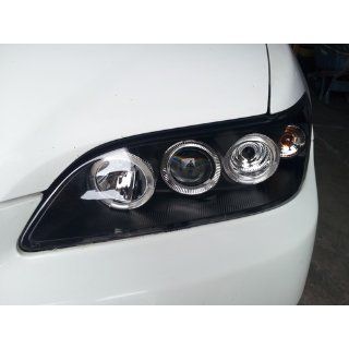 Spyder Auto Honda Accord Black Halogen Projector Headlight: Automotive