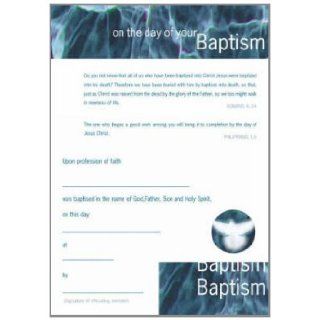 Adult Baptism Certificates: Paul Sheppy: 9781853116643: Books
