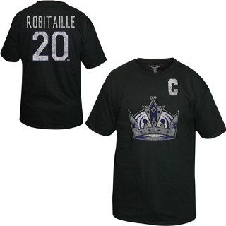 Old Time Hockey Los Angeles Kings Luc Robitaille Alumni Player Name & Number T shirt   Los Angeles Kings Medium : Sports Fan Apparel : Sports & Outdoors
