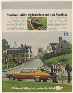 1973 Chevy Nova Hatchback Coupe at Plymouth Massachusetts Print Ad (Memorabilia) (56949)  