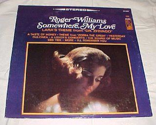 Somewhere, My Love (I'll Remember You) by Roger Williams Record Album Vinyl LP: Music