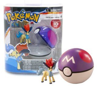 Pokemon Clip 'n' Carry Pokeball   Keldeo mit Master Ball [UK Import]: Spielzeug