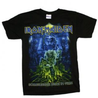 Iron Maiden   Somewhere Back In Time Mummy T Shirt: Music Fan T Shirts: Clothing