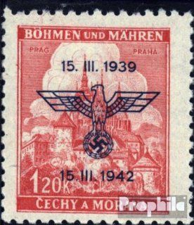 Bhmen und Mhren 83 postfrisch 1942 Protektorat (Briefmarken fr Sammler): Bürobedarf & Schreibwaren