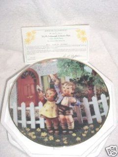 The Danbury Mint M I Hummel Little Companions Series "Come Back Soon" Collector Plate : Commemorative Plates : Everything Else