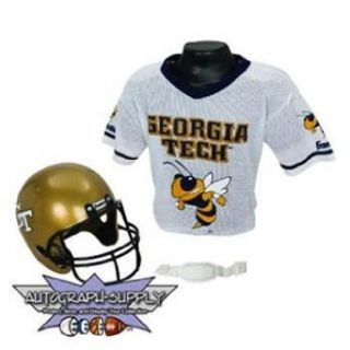 Franklin Sports NCAA Georgia Tech Yellow Jackets Helmet and Jersey Set: Sports & Outdoors