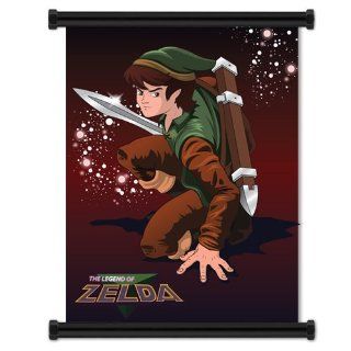 The Legend of Zelda: Link Fabric Wall Scroll Poster (32 x 42 inches): Video Games