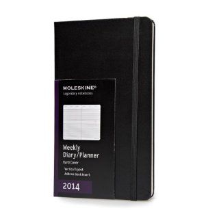 2014 Moleskine Large Diary Weekly Vertical Hard Moleskine Diaries Planners & Datebooks: Moleskine: Fremdsprachige Bücher
