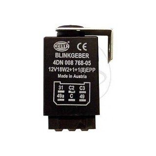 Hella Elektronischer Blinkgeber   108.20.80   4DN 008 768 151   6 polig, 12 V  HELLA   BLINKGEBER 12V2+1+1+18W  : Auto