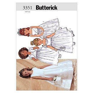 Butterick Schnittmuster 3351/2 Kinder Kleider in 4 Varianten & Bolero Gr. 2 5 (92 116): Küche & Haushalt