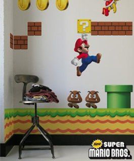 BLIK New Super Mario Bros. Wandgrafiken (wall decals): Auto