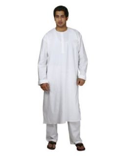Kurta Pyjama plus Gre Mnner Sommer Kleider indische Kingsize Kleidung Brust 127 cm: Bekleidung