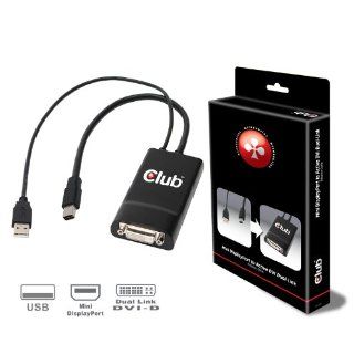Club3D CAC 1151 Mini DisplayPort auf DVI D Adapter: Computer & Zubehr