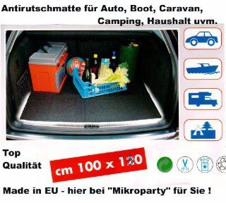 Antirutschmatte PKW KFZ Auto Kofferraumauskleidung Sicherheit Matte 130x100 cm: Auto