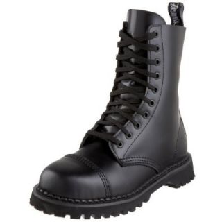 ROCKY 10, Schnr Halbstiefel schwarz Leder mit Stahlkappe , Gre:40 (US MEN 8): Schuhe & Handtaschen