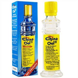 CHINA OEL mit Inhalator, 25 ml: Drogerie & Körperpflege