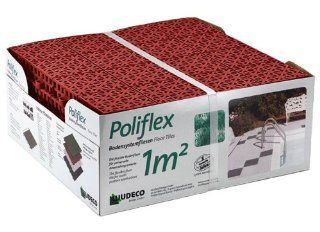 1m Poliflex Kunststoff Bodenfliesen terracotta: Baumarkt